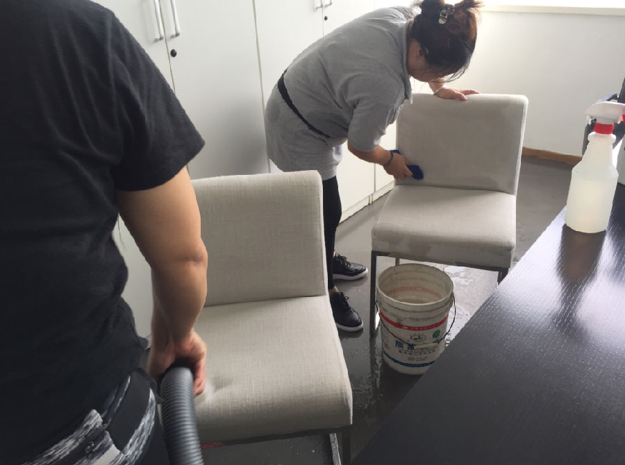 梨树区沙发清洗案例